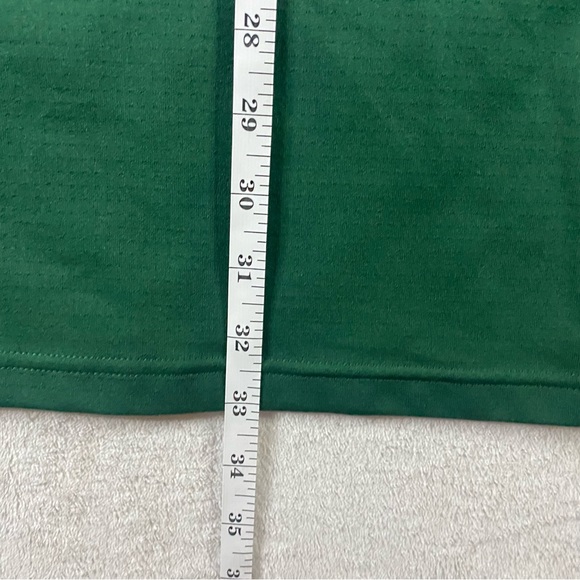 Waynflete Russell Athletic 1/4 Zip Green Pull Over Sweater - Picture 8 of 9